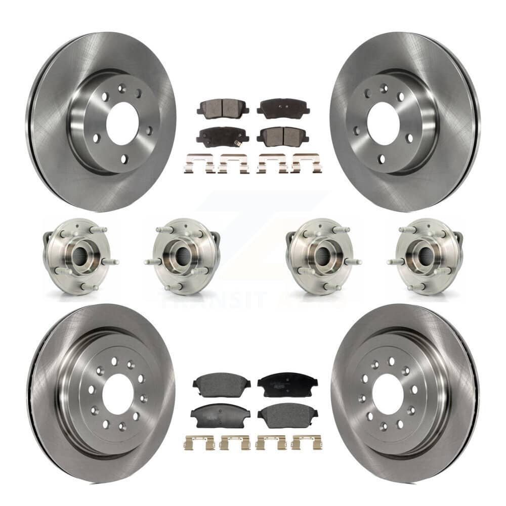 Transit Auto - KBB-129349 - Front and Rear Wheel Bearing and Hub Assembly Kits