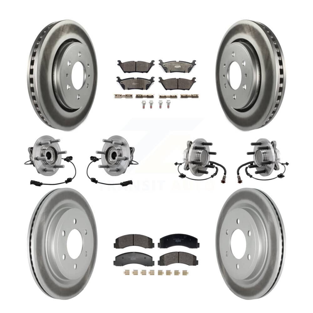 Transit Auto - KBB-129359 - Front and Rear Wheel Bearing and Hub Assembly Kits