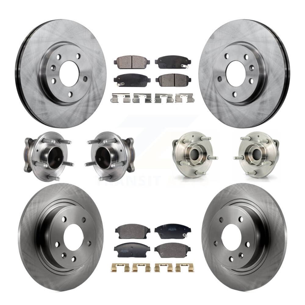 Transit Auto - KBB-129382 - Front and Rear Wheel Bearing and Hub Assembly Kits