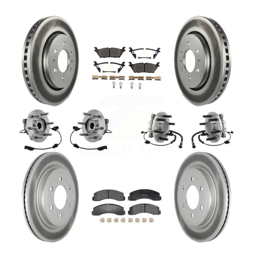 Transit Auto - KBB-129404 - Front and Rear Wheel Bearing and Hub Assembly Kits