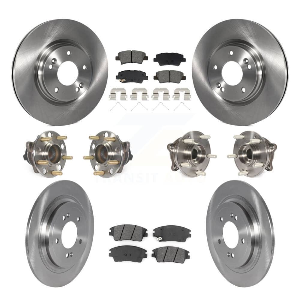 Transit Auto - KBB-129416 - Front and Rear Wheel Bearing and Hub Assembly Kits