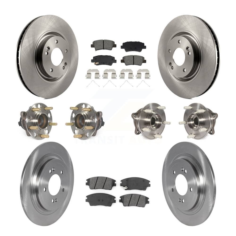 Transit Auto - KBB-129418 - Front and Rear Wheel Bearing and Hub Assembly Kits