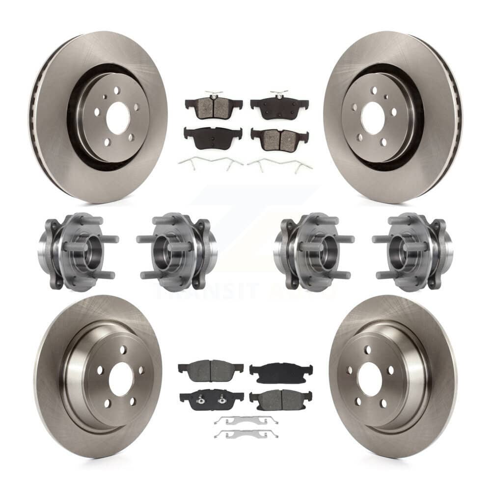 Transit Auto - KBB-129422 - Front and Rear Wheel Bearing and Hub Assembly Kits