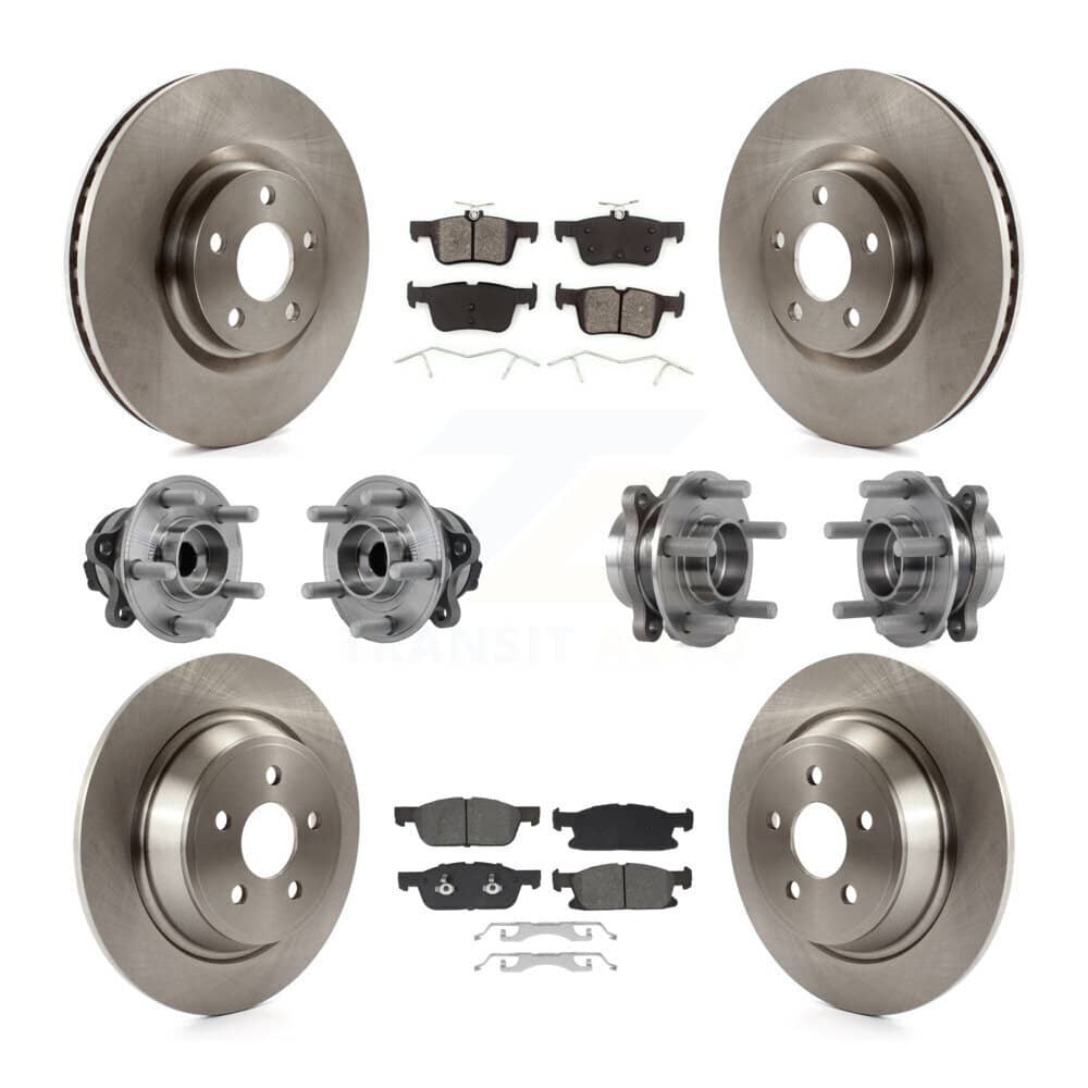 Transit Auto - KBB-129423 - Front and Rear Wheel Bearing and Hub Assembly Kits
