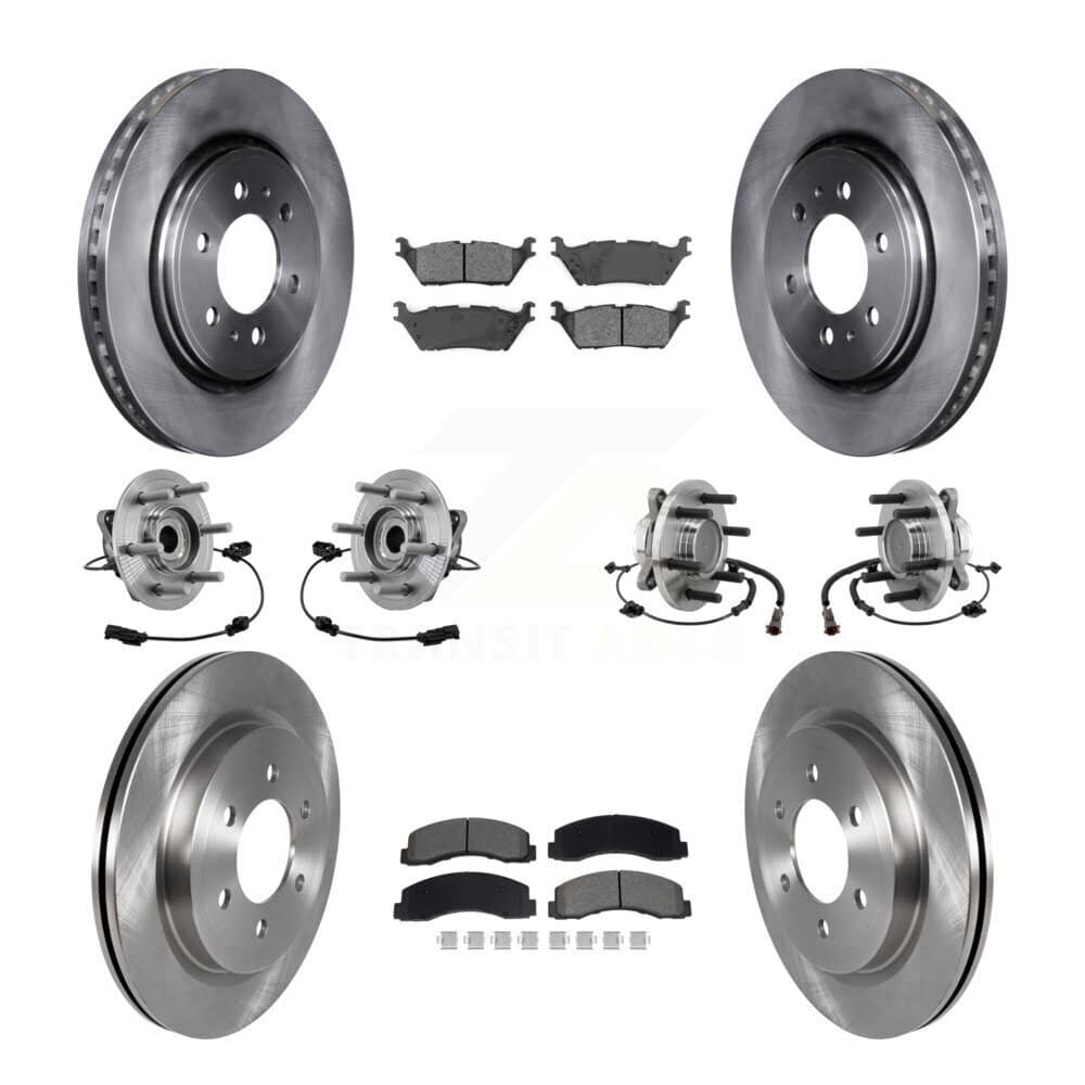 Transit Auto - KBB-129426 - Front and Rear Wheel Bearing and Hub Assembly Kits