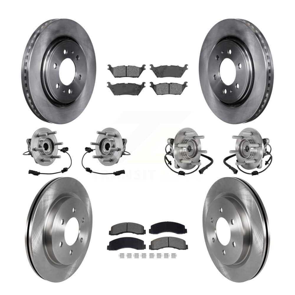 Transit Auto - KBB-129427 - Front and Rear Wheel Bearing and Hub Assembly Kits