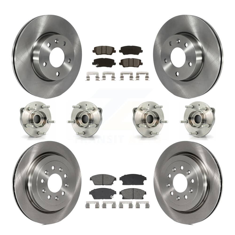 Transit Auto - KBB-129432 - Front and Rear Wheel Bearing and Hub Assembly Kits