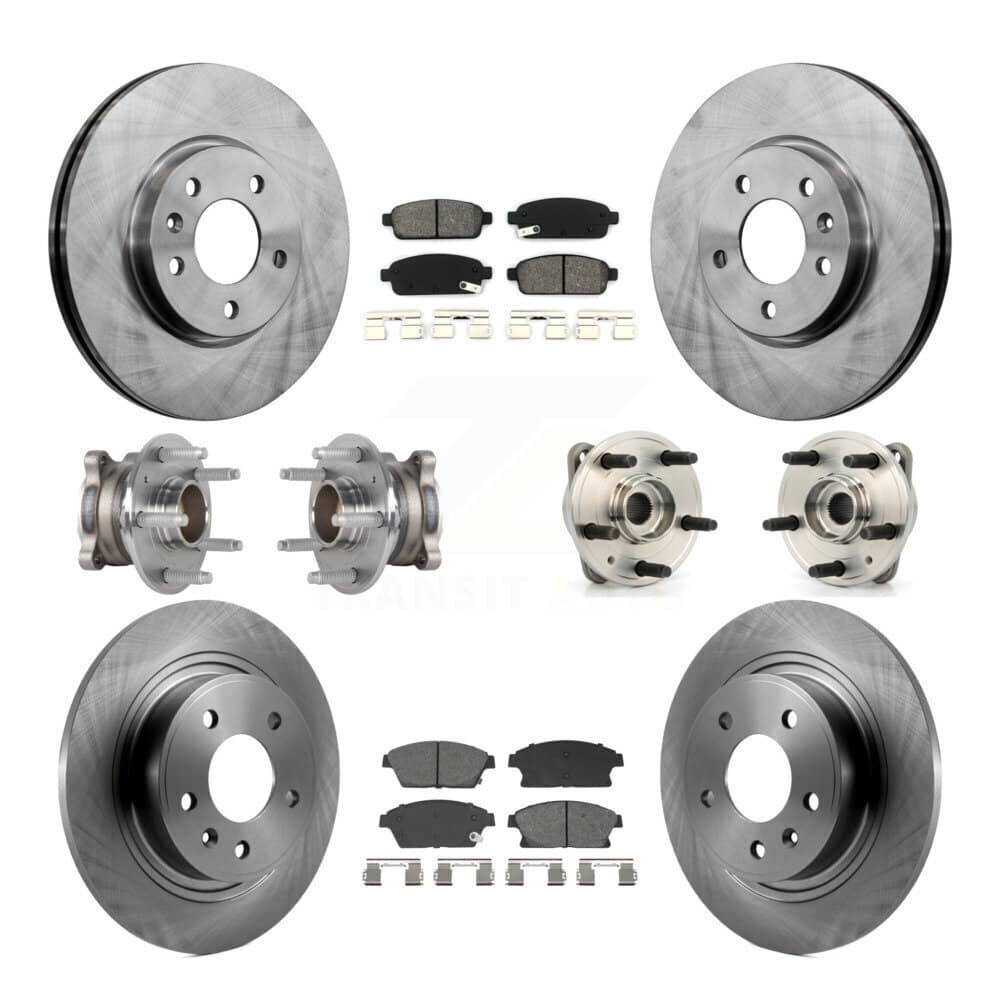 Transit Auto - KBB-129435 - Front and Rear Wheel Bearing and Hub Assembly Kits