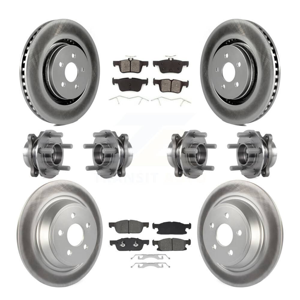 Transit Auto - KBB-129492 - Front and Rear Wheel Bearing and Hub Assembly Kits