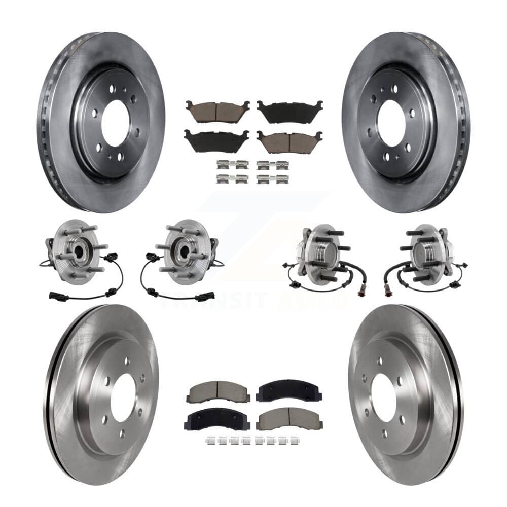 Transit Auto - KBB-129522 - Front and Rear Wheel Bearing and Hub Assembly Kits