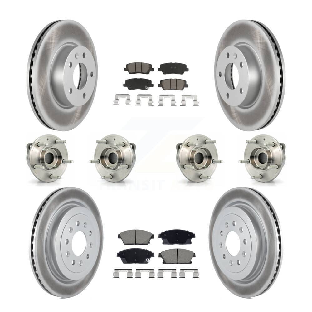 Transit Auto - KBB-129533 - Front and Rear Wheel Bearing and Hub Assembly Kits