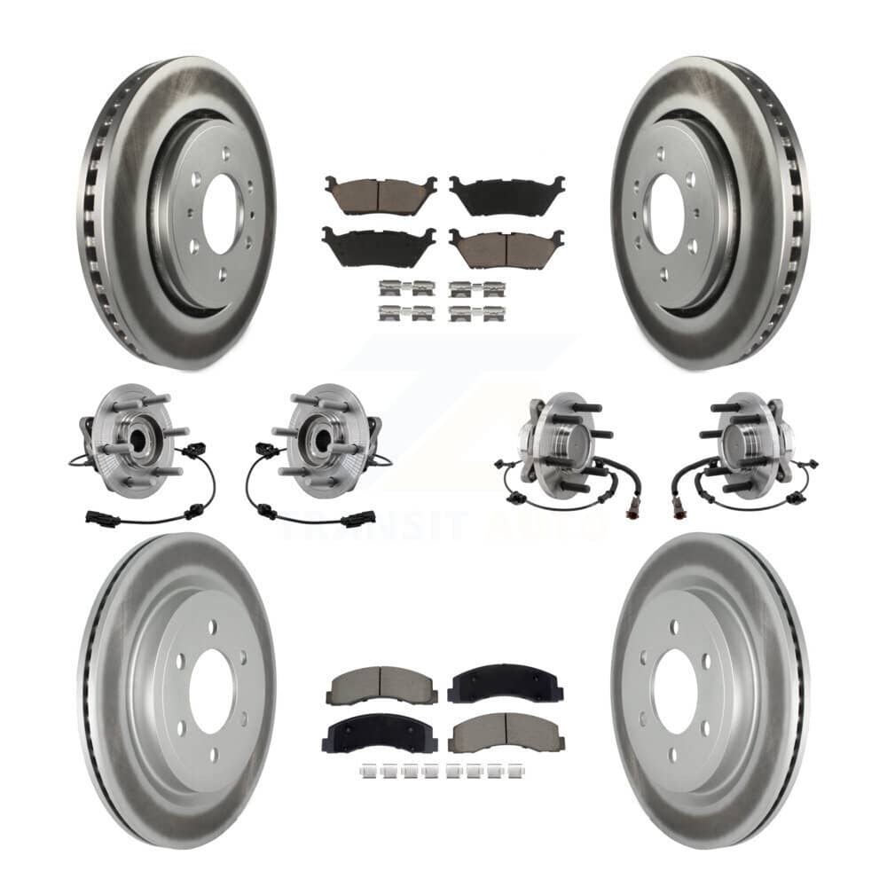 Transit Auto - KBB-129540 - Front and Rear Wheel Bearing and Hub Assembly Kits