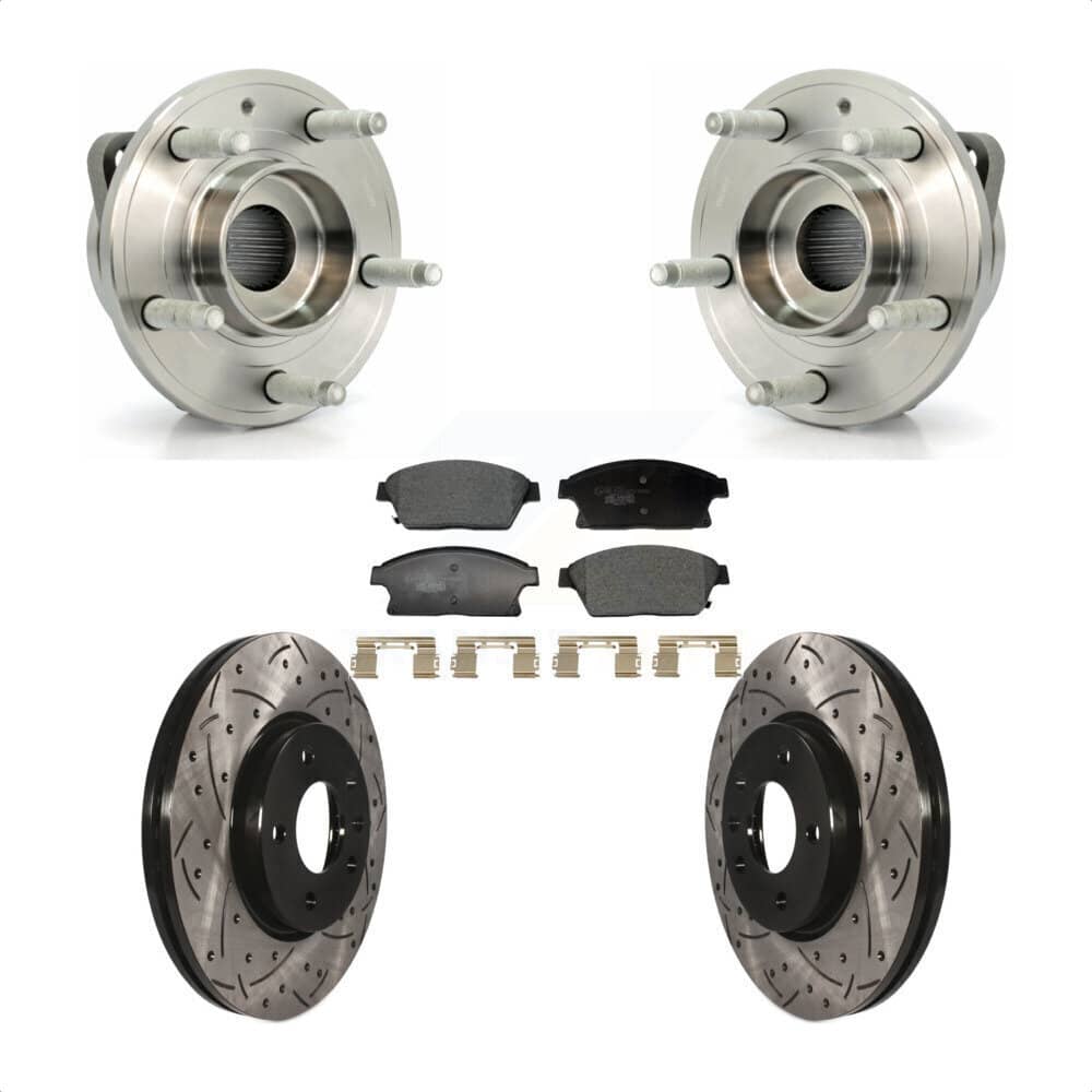 Transit Auto - KBB-129697 - Front Wheel Bearing and Hub Assembly Kits