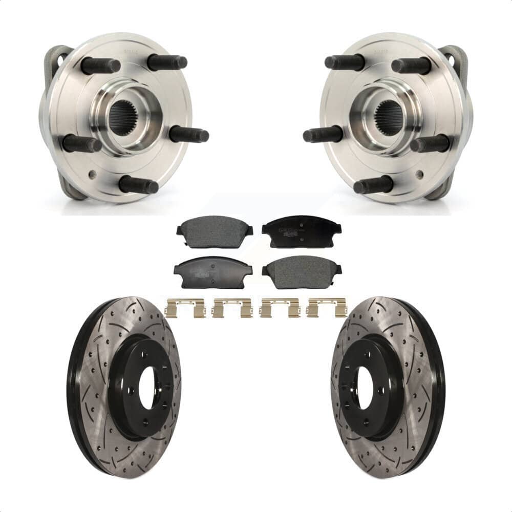Transit Auto - KBB-129698 - Front Wheel Bearing and Hub Assembly Kits