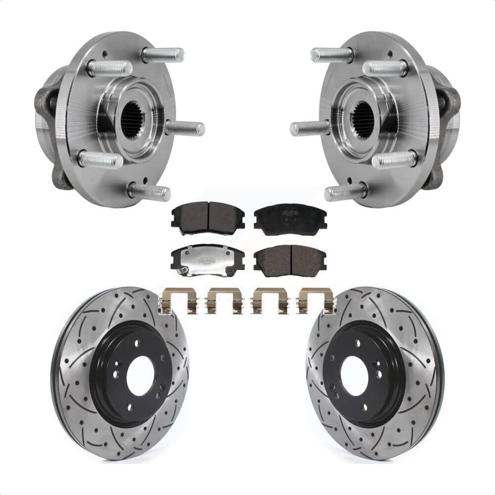 Transit Auto - KBB-129706 - Front Wheel Bearing and Hub Assembly Kits