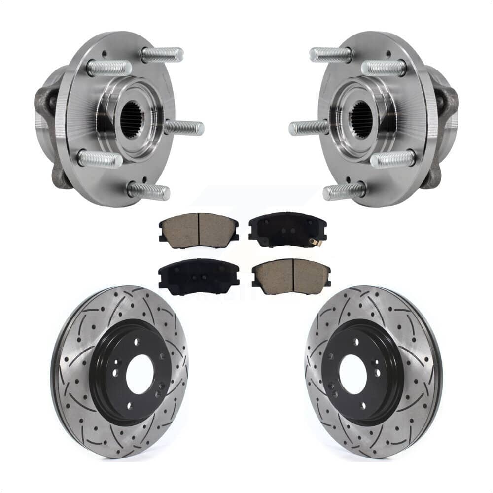 Transit Auto - KBB-129729 - Front Wheel Bearing and Hub Assembly Kits