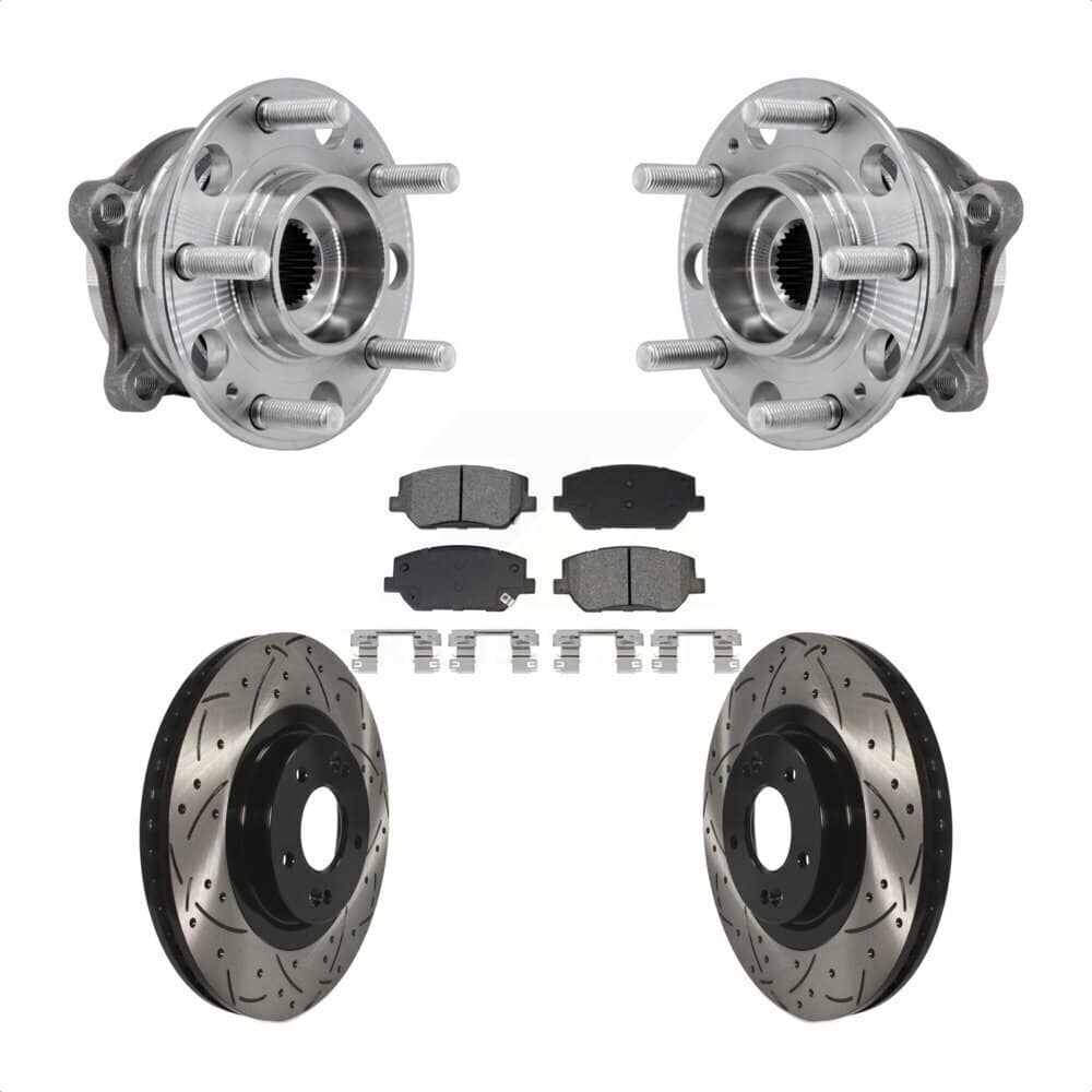 Transit Auto - KBB-129734 - Front Wheel Bearing and Hub Assembly Kits