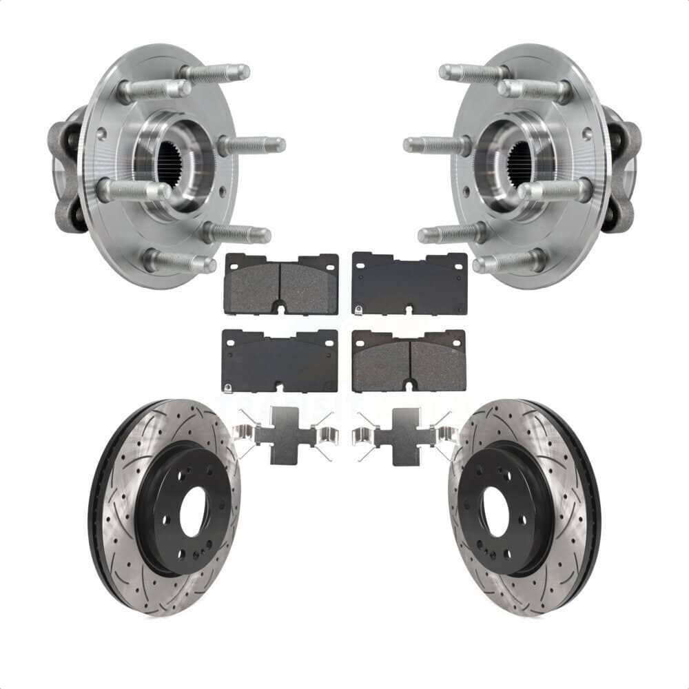 Transit Auto - KBB-129736 - Front Wheel Bearing and Hub Assembly Kits