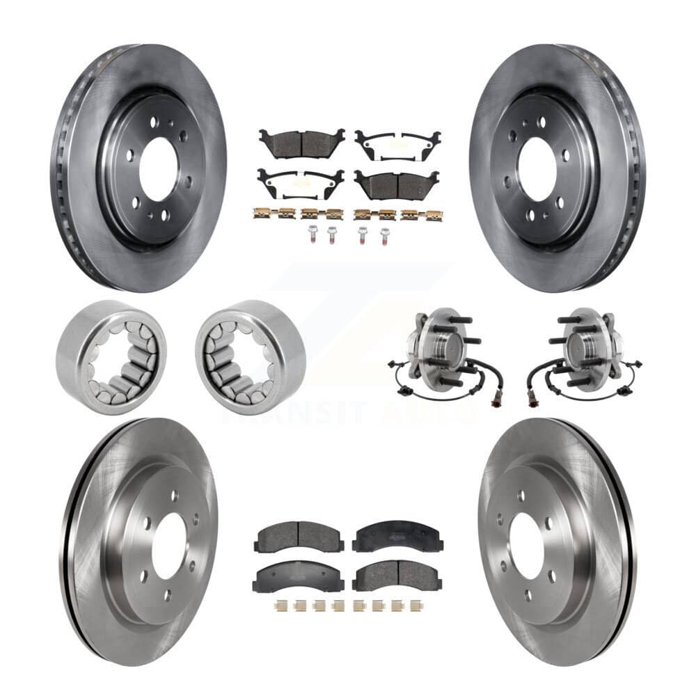 Transit Auto - KBB-129759 - Front and Rear Wheel Bearing and Hub Assembly Kits