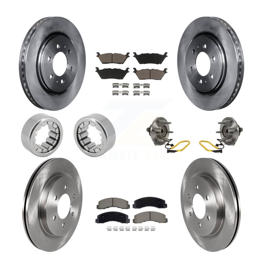 Transit Auto - KBB-129765 - Front and Rear Wheel Bearing and Hub Assembly Kits