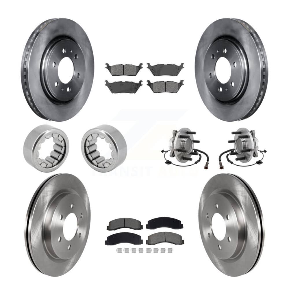 Transit Auto - KBB-129772 - Front and Rear Wheel Bearing and Hub Assembly Kits