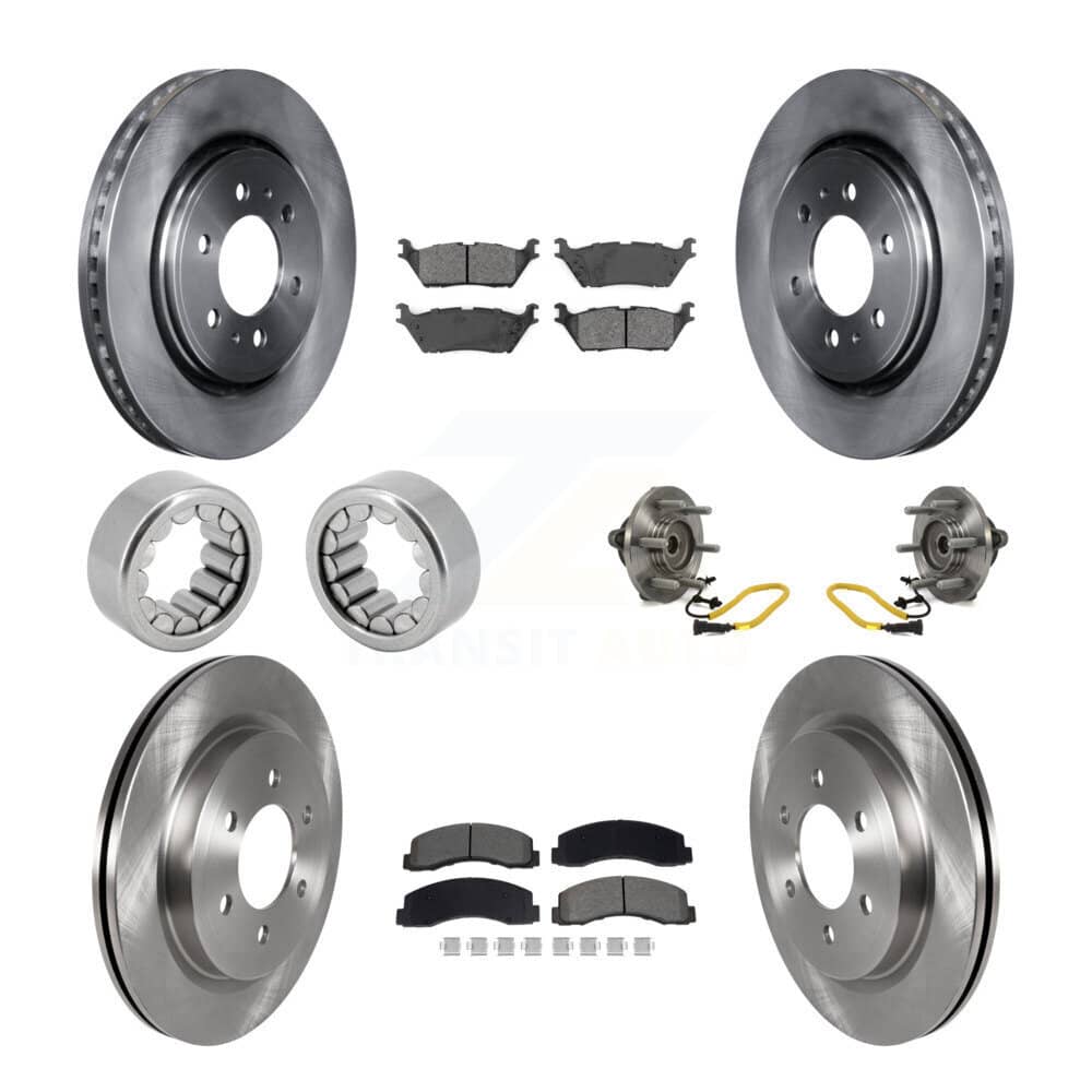 Transit Auto - KBB-129773 - Front and Rear Wheel Bearing and Hub Assembly Kits