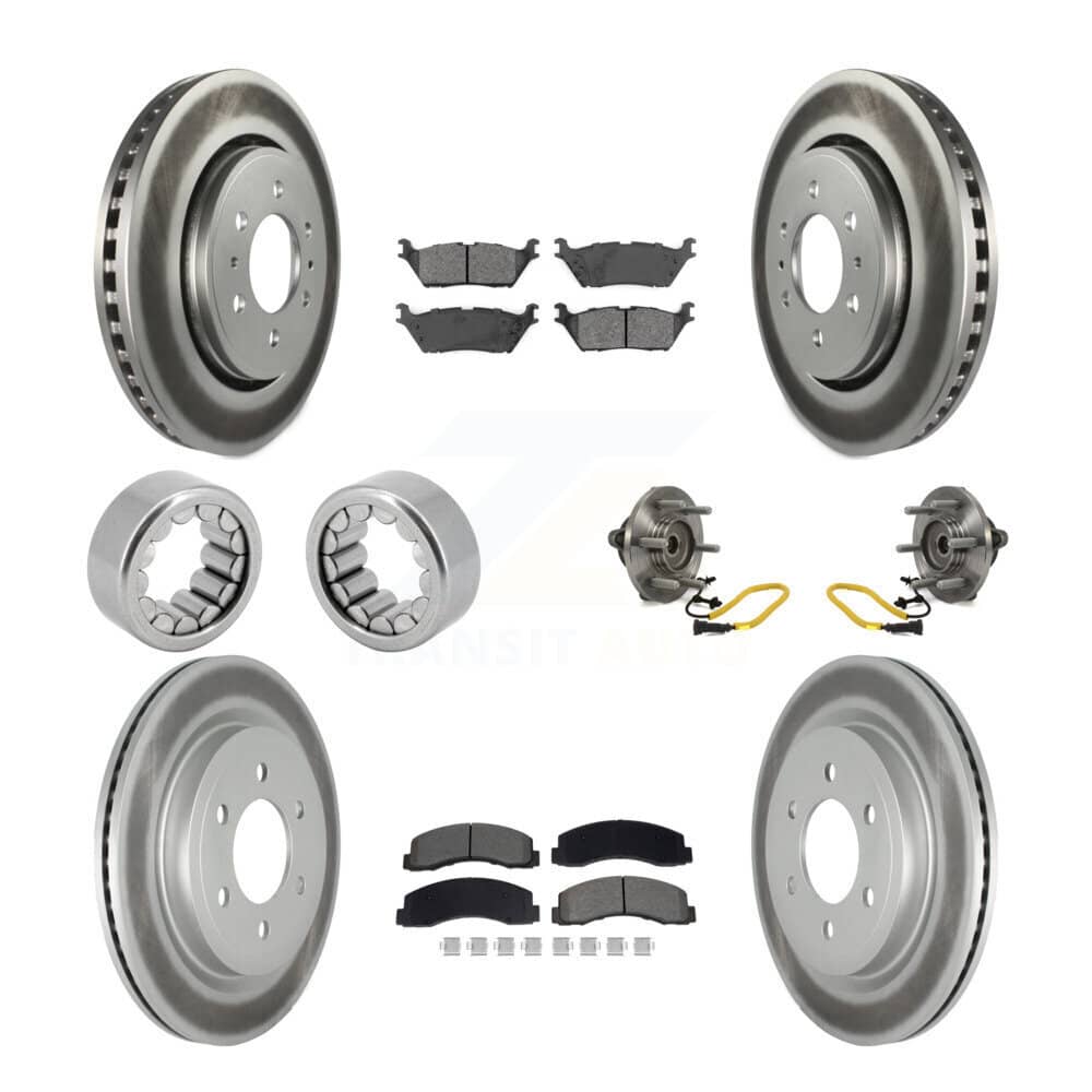 Transit Auto - KBB-129781 - Front and Rear Wheel Bearing and Hub Assembly Kits