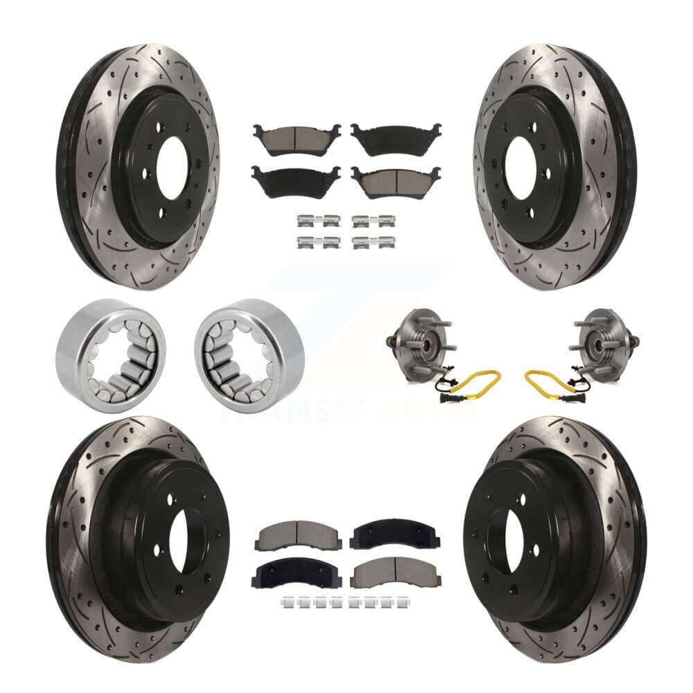Transit Auto - KBB-129815 - Front and Rear Wheel Bearing and Hub Assembly Kits