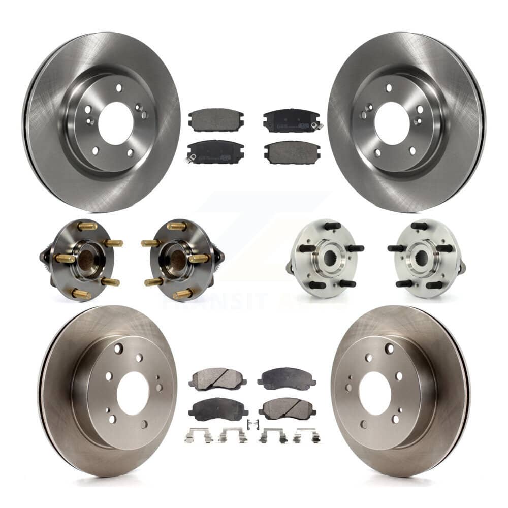 Transit Auto - KBB-129918 - Front and Rear Wheel Bearing and Hub Assembly Kits