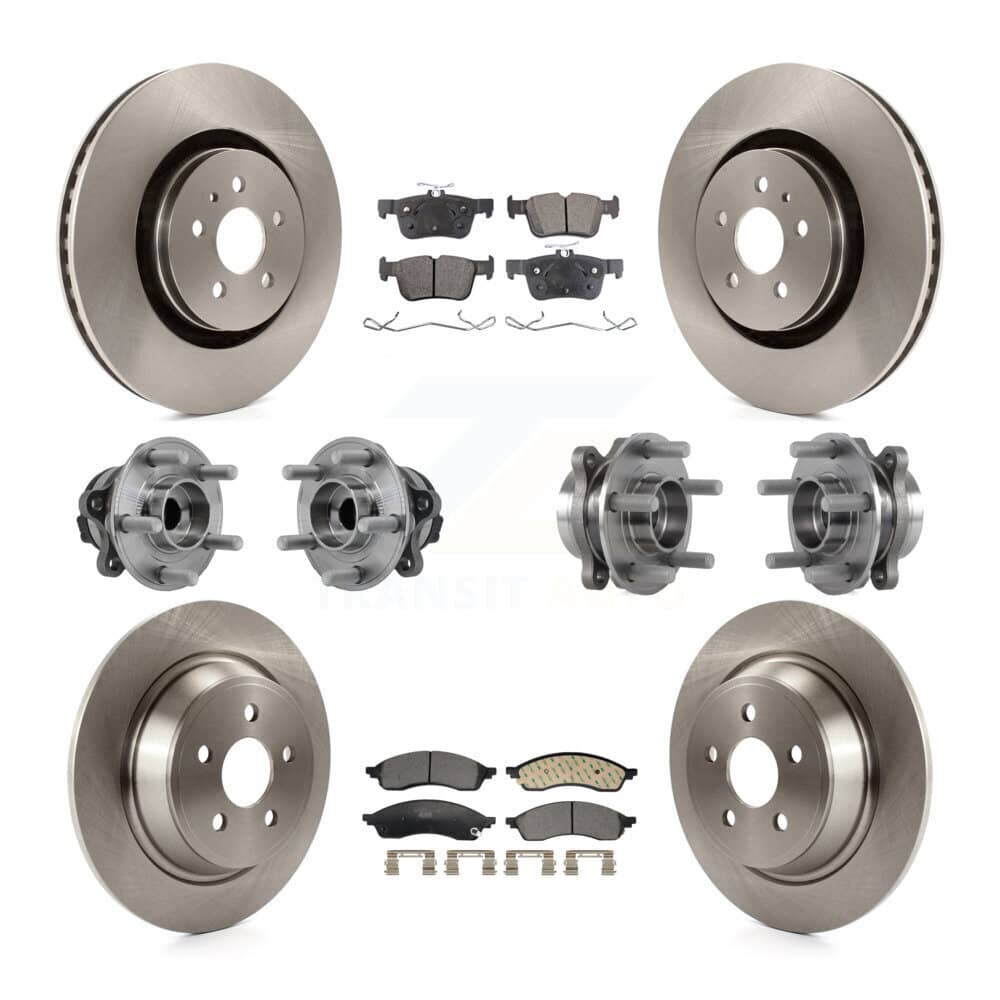 Transit Auto - KBB-129935 - Front and Rear Wheel Bearing and Hub Assembly Kits
