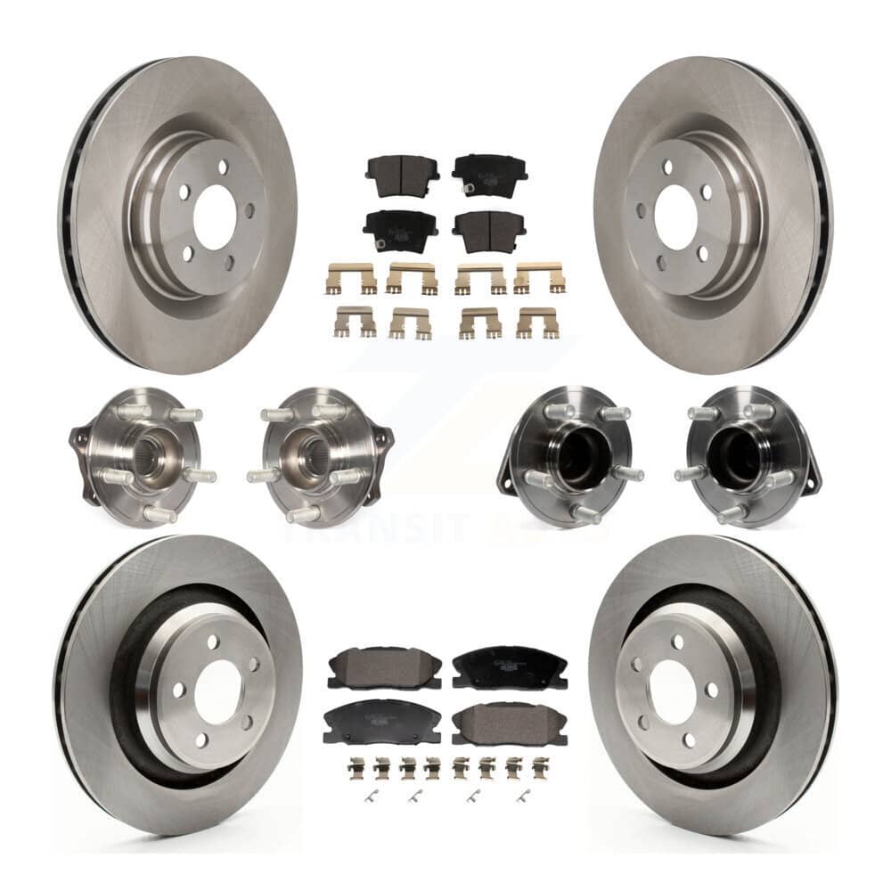 Transit Auto - KBB-129947 - Front and Rear Wheel Bearing and Hub Assembly Kits