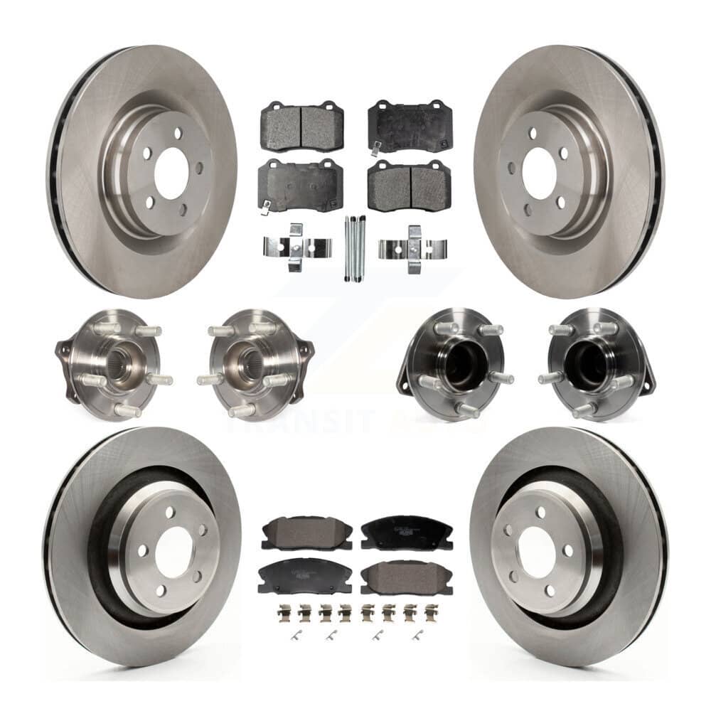Transit Auto - KBB-129948 - Front and Rear Wheel Bearing and Hub Assembly Kits
