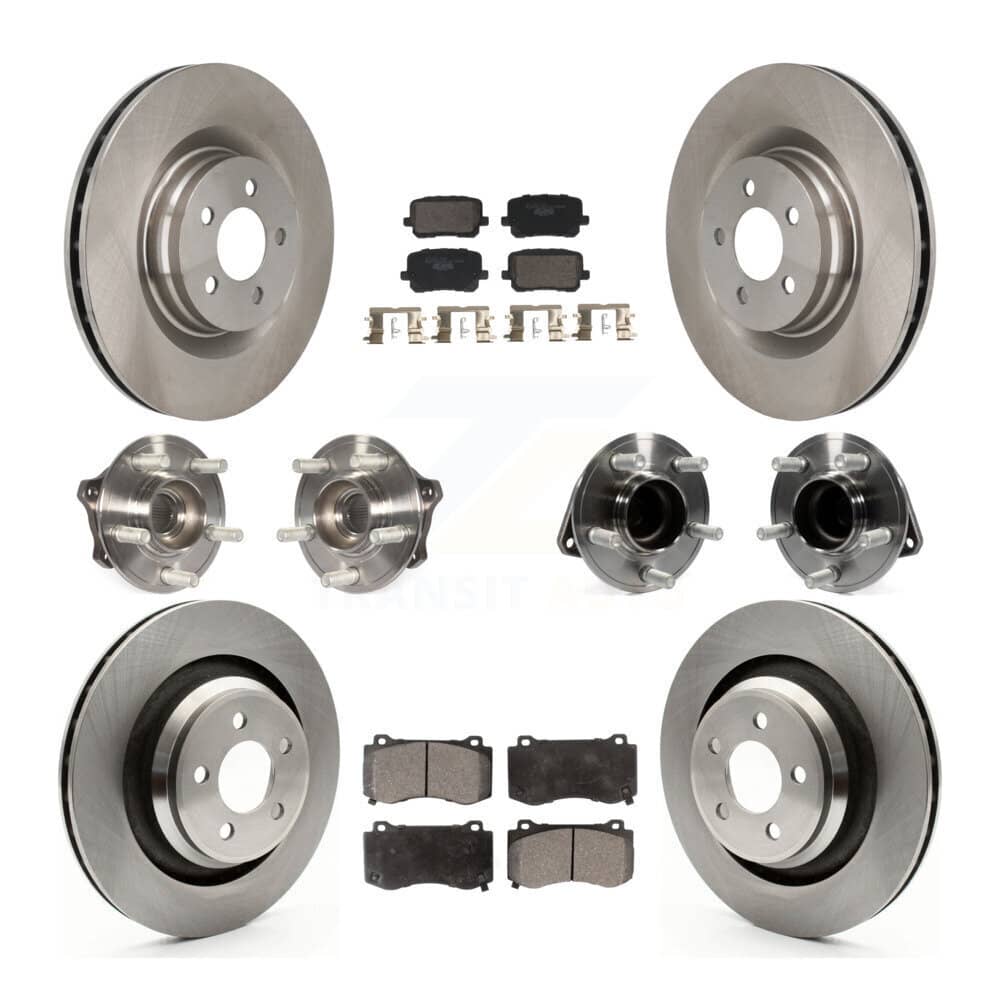 Transit Auto - KBB-129949 - Front and Rear Wheel Bearing and Hub Assembly Kits