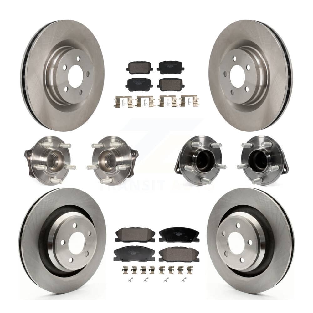 Transit Auto - KBB-129950 - Front and Rear Wheel Bearing and Hub Assembly Kits