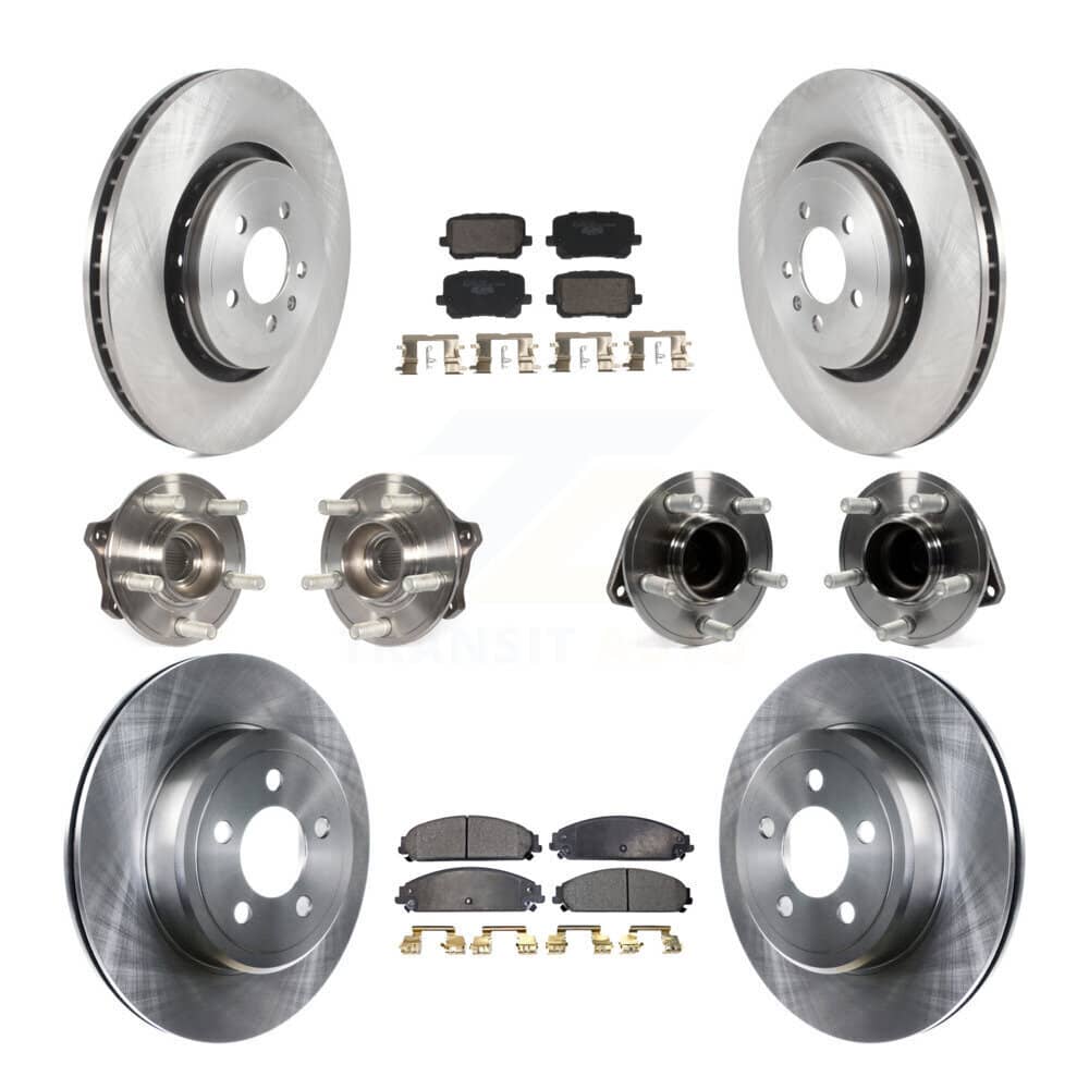 Transit Auto - KBB-129954 - Front and Rear Wheel Bearing and Hub Assembly Kits