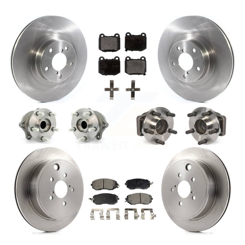 Transit Auto - KBB-129958 - Front and Rear Wheel Bearing and Hub Assembly Kits