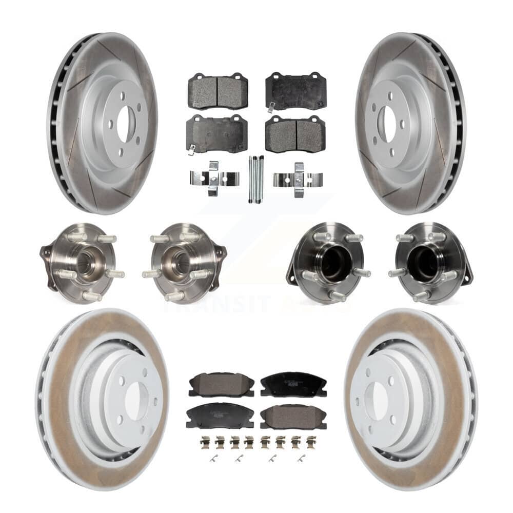Transit Auto - KBB-129988 - Front and Rear Wheel Bearing and Hub Assembly Kits