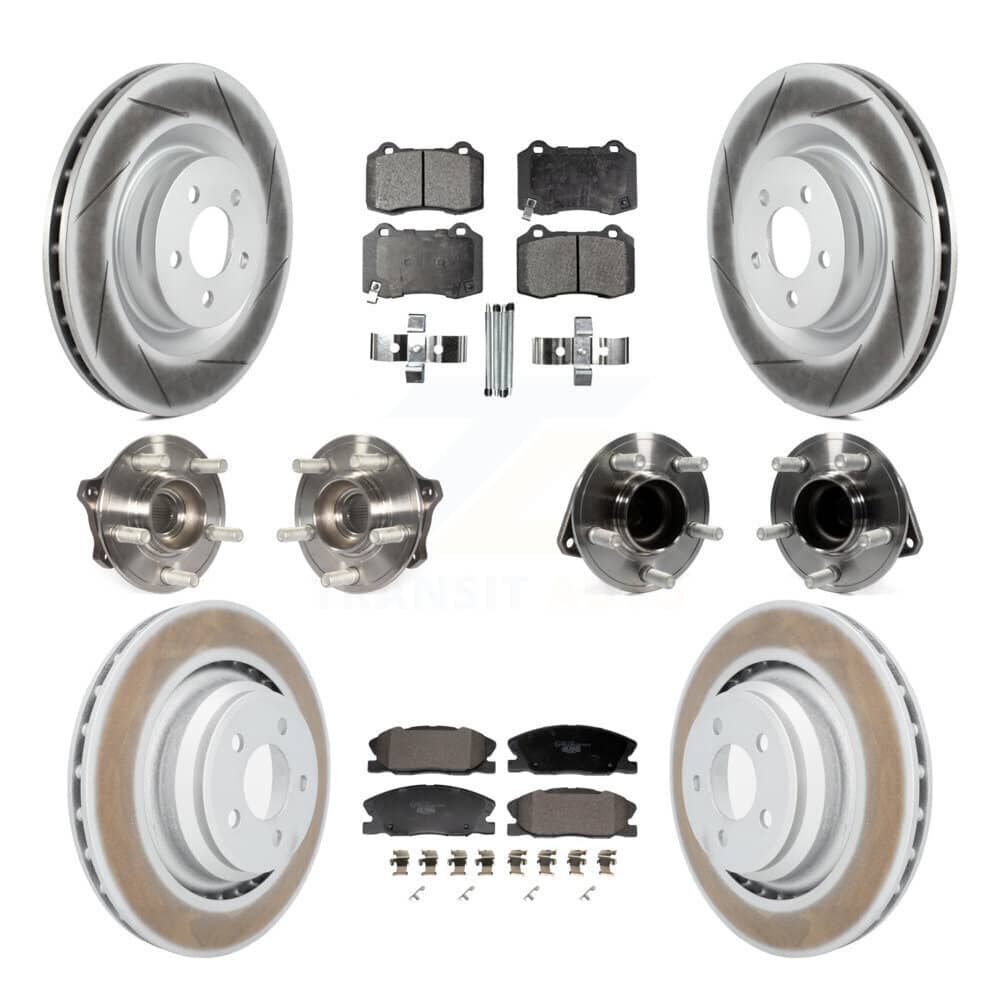 Transit Auto - KBB-129996 - Front and Rear Wheel Bearing and Hub Assembly Kits