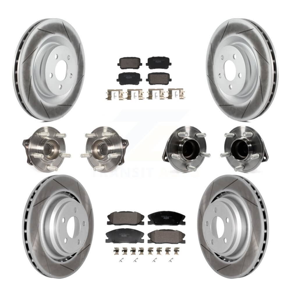 Transit Auto - KBB-129998 - Front and Rear Wheel Bearing and Hub Assembly Kits