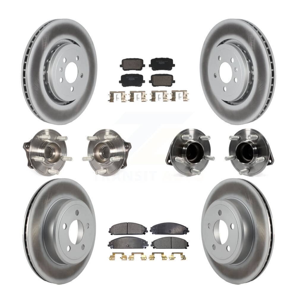 Transit Auto - KBB-130007 - Front and Rear Wheel Bearing and Hub Assembly Kits