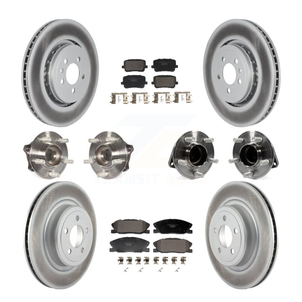 Transit Auto - KBB-130010 - Front and Rear Wheel Bearing and Hub Assembly Kits