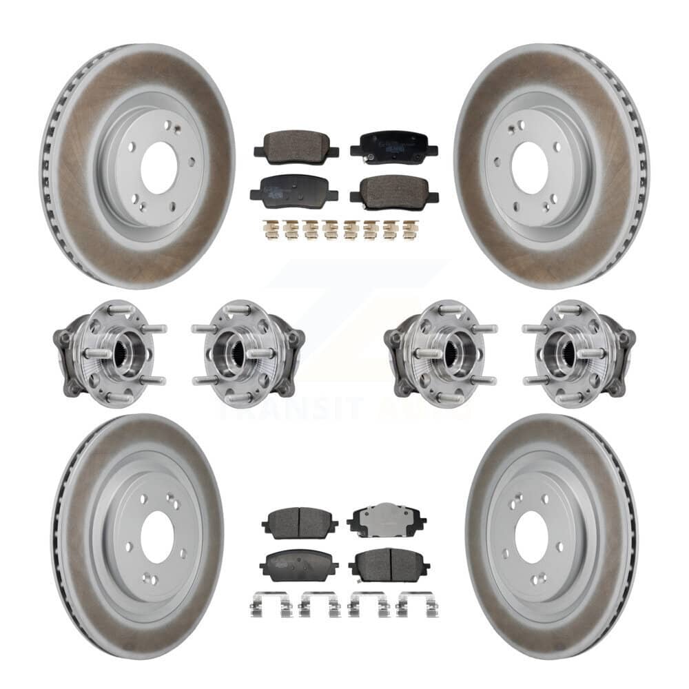 Transit Auto - KBB-130034 - Front and Rear Wheel Bearing and Hub Assembly Kits