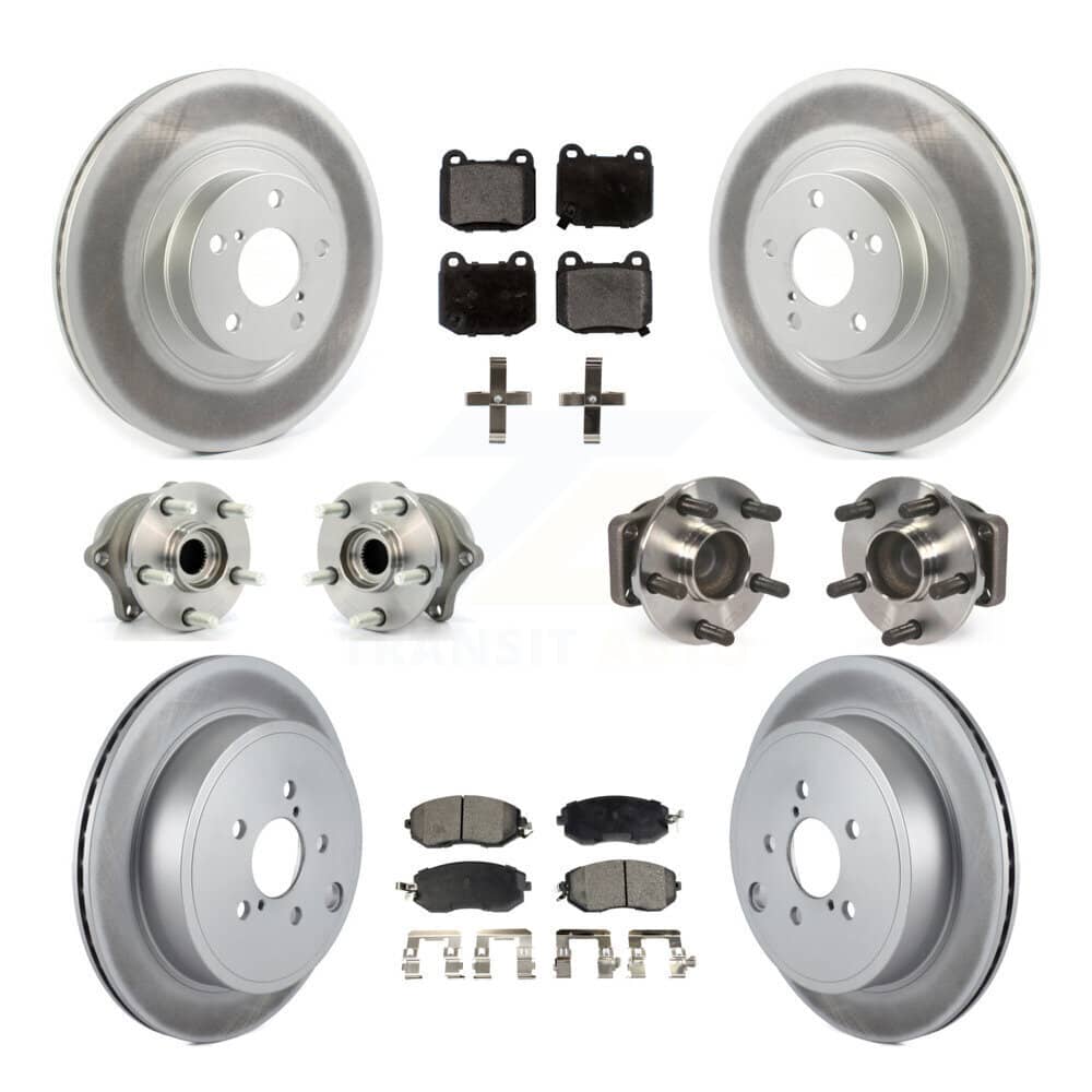 Transit Auto - KBB-130038 - Front and Rear Wheel Bearing and Hub Assembly Kits