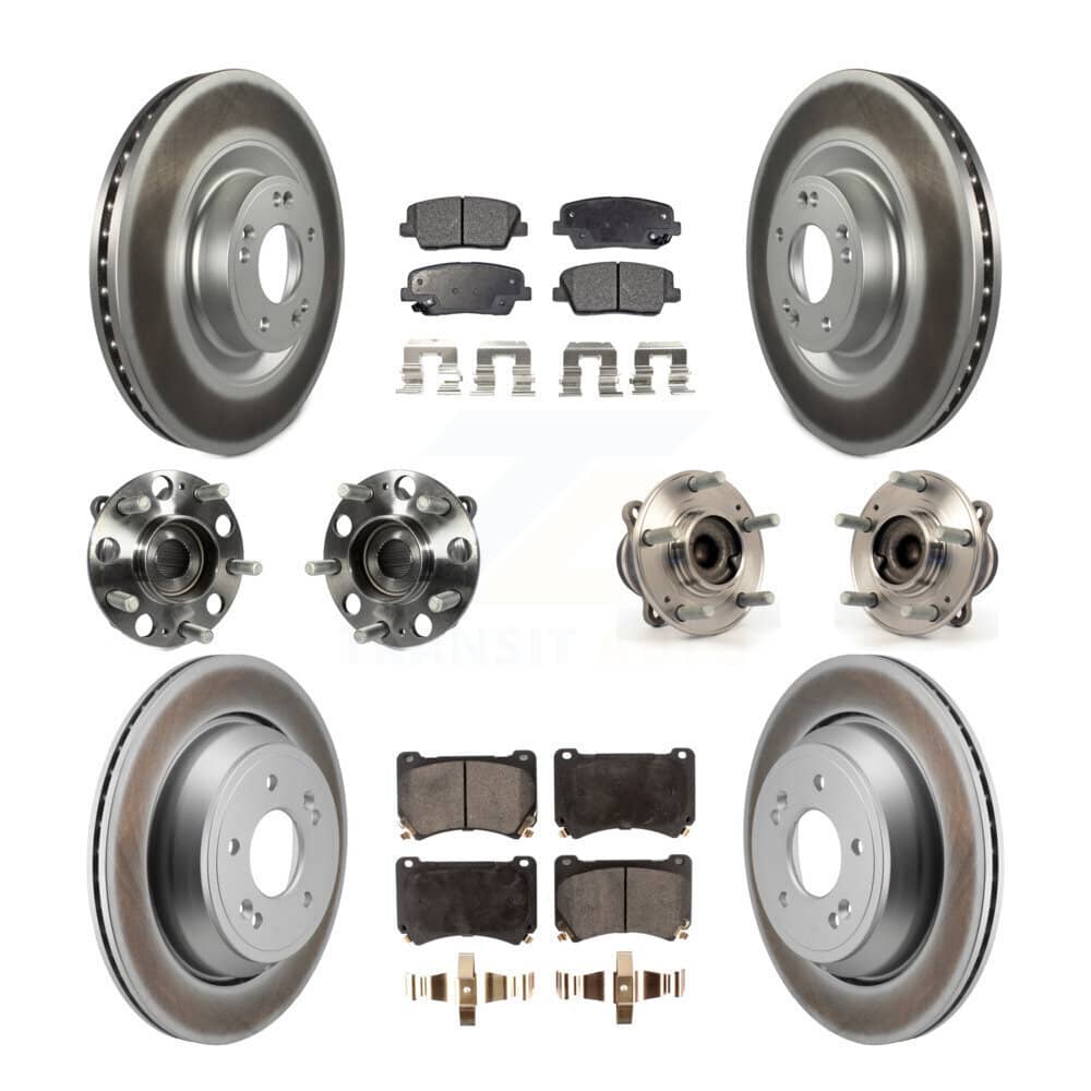 Transit Auto - KBB-130043 - Front and Rear Wheel Bearing and Hub Assembly Kits