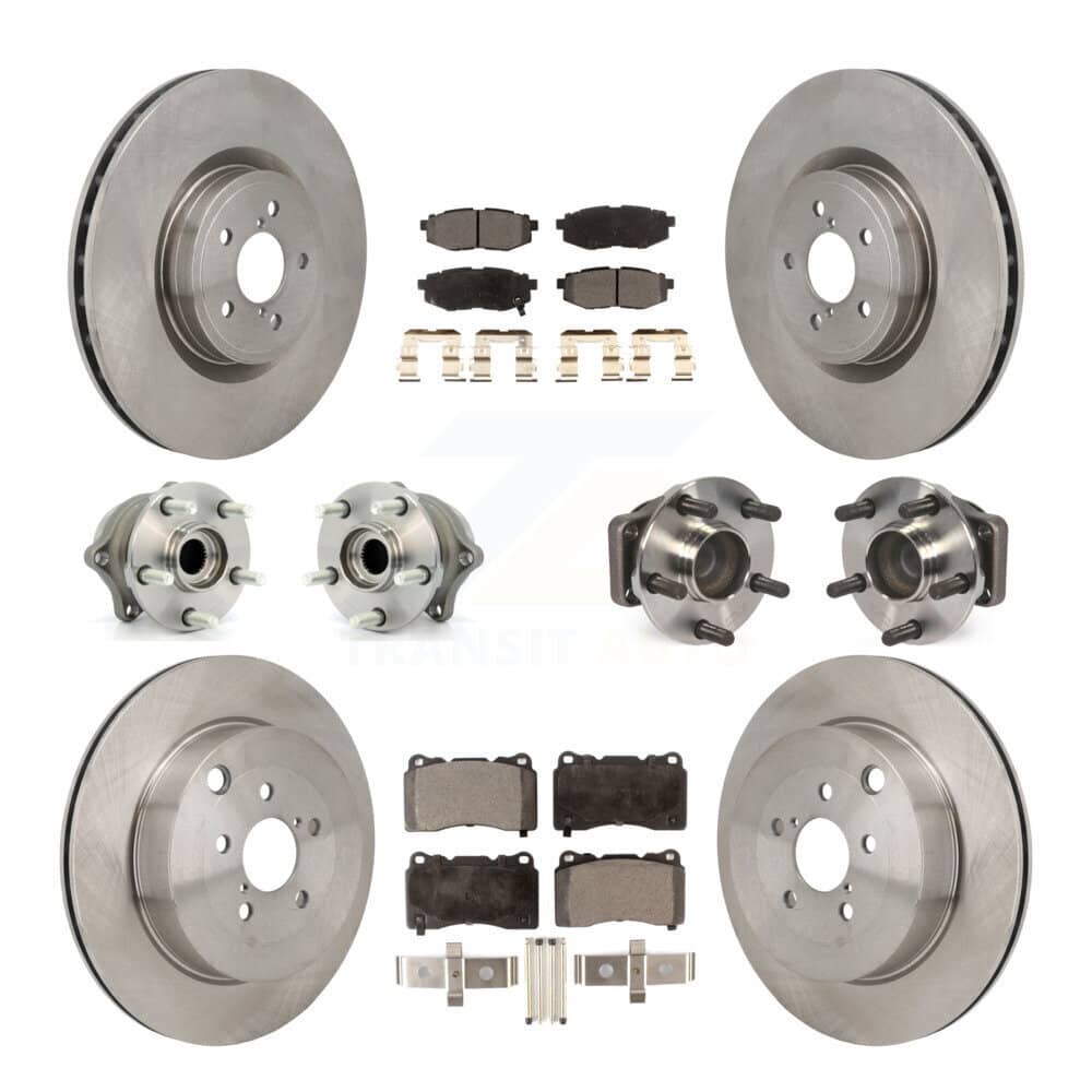 Transit Auto - KBB-130095 - Front and Rear Wheel Bearing and Hub Assembly Kits
