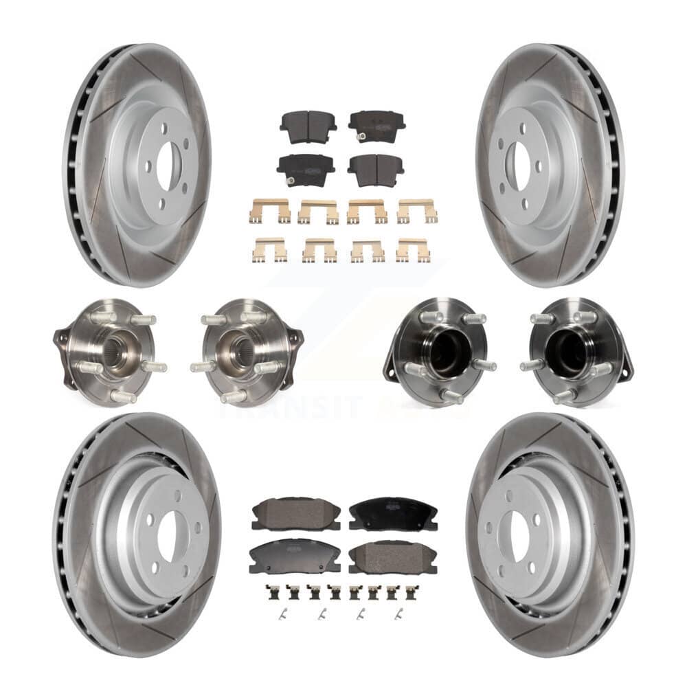 Transit Auto - KBB-130148 - Front and Rear Wheel Bearing and Hub Assembly Kits