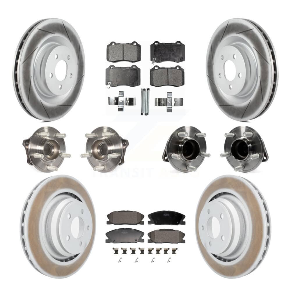 Transit Auto - KBB-130159 - Front and Rear Wheel Bearing and Hub Assembly Kits