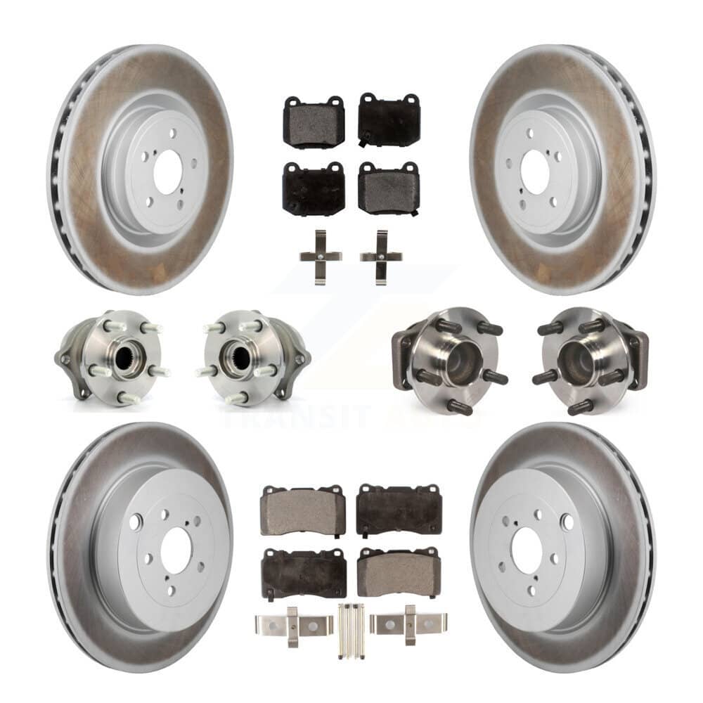 Transit Auto - KBB-130178 - Front and Rear Wheel Bearing and Hub Assembly Kits