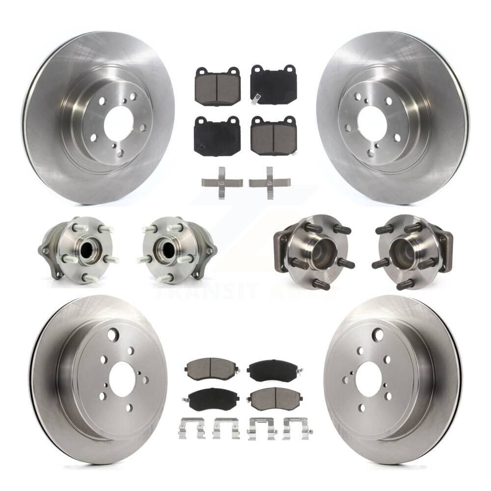 Transit Auto - KBB-130341 - Front and Rear Wheel Bearing and Hub Assembly Kits