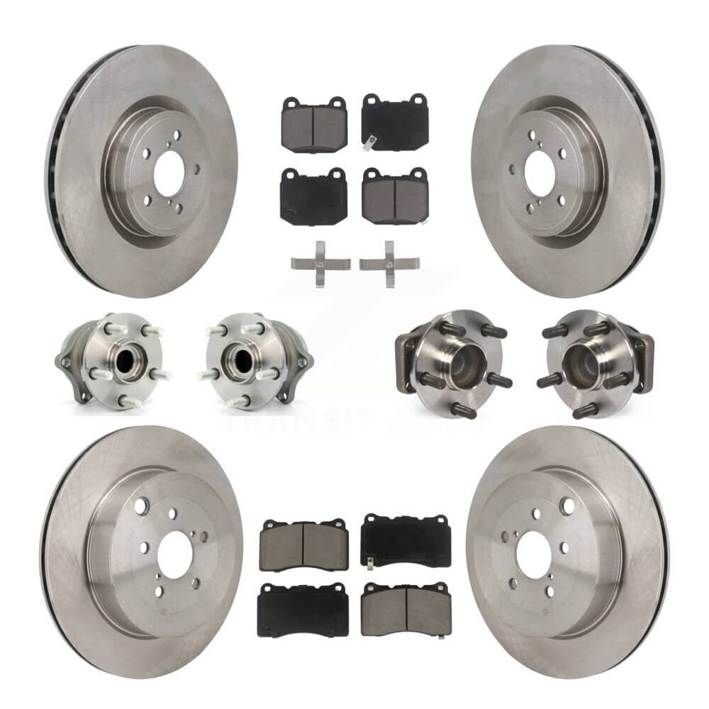 Transit Auto - KBB-130342 - Front and Rear Wheel Bearing and Hub Assembly Kits